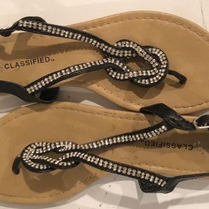 SOLD Classified thong sandals with jewels